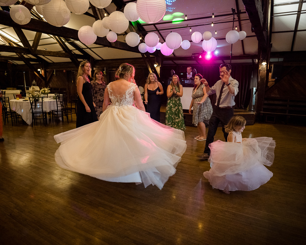 dancing at reception