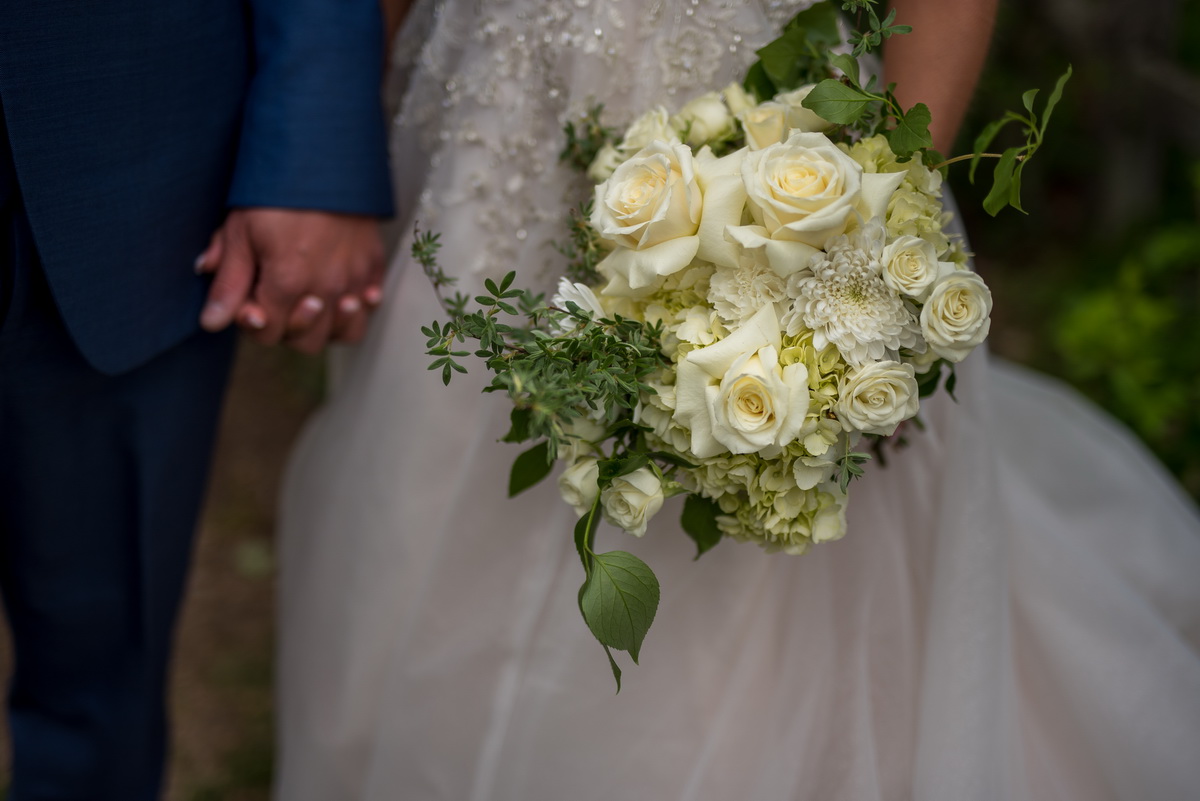 wedding bouquet closeup
