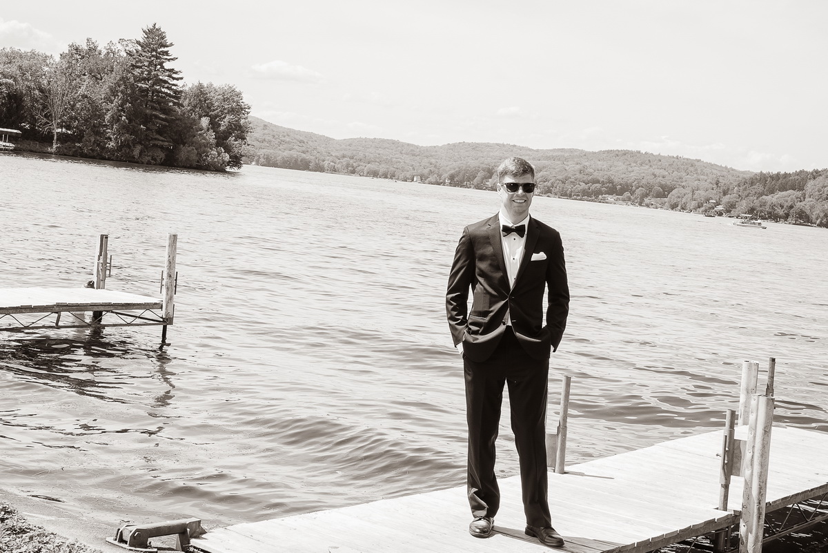 groom on the dock