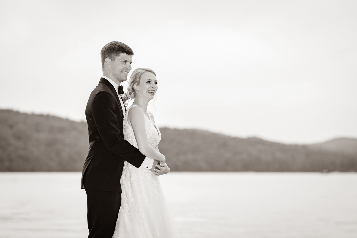 wedding by the lake