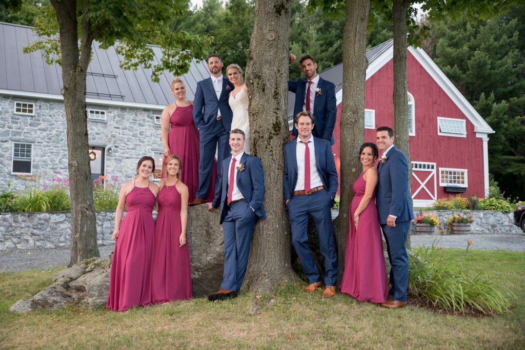 wedding party photo