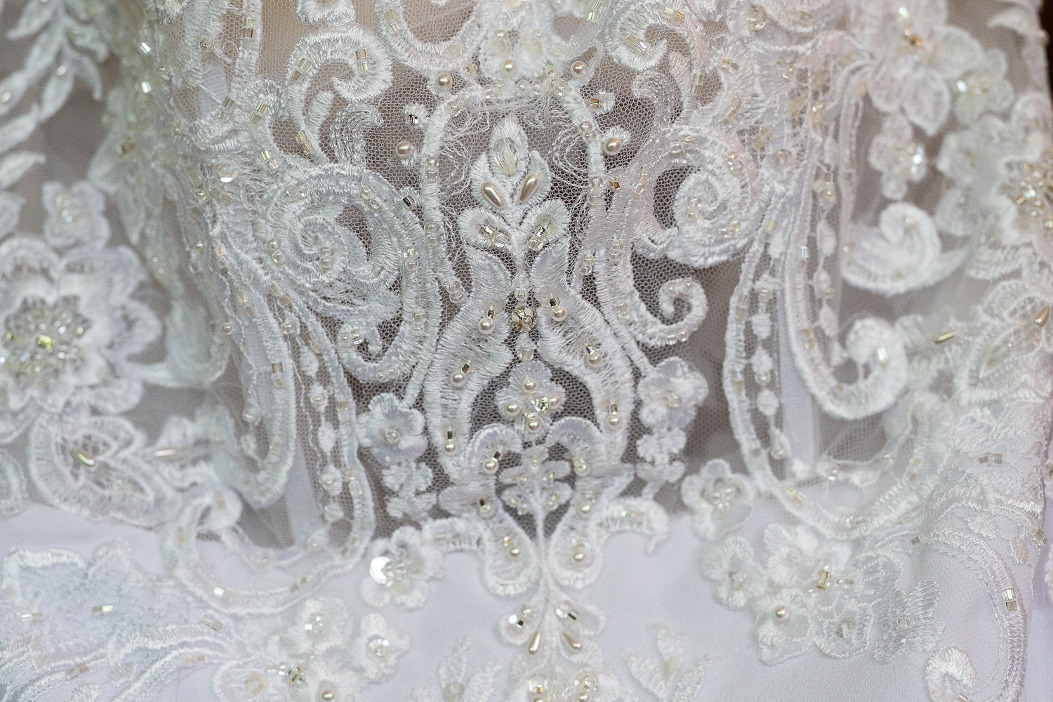 wedding dress detail