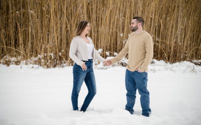 Cassie & Chad – Winter Engagement Portrait Shoot
