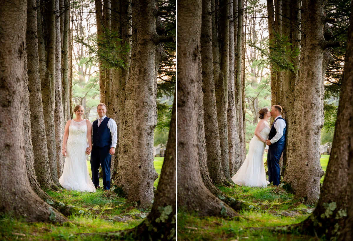 tall trees wedding photos