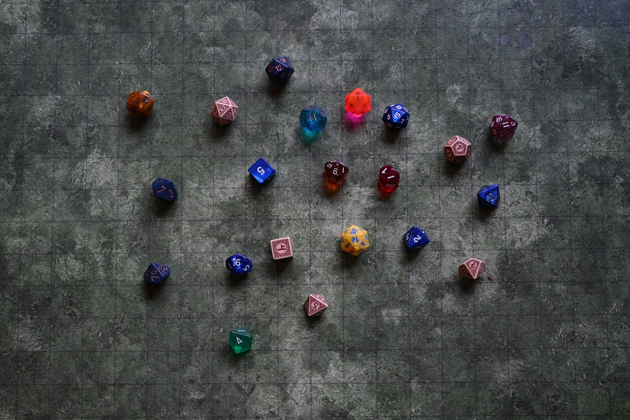 Dungeons and Dragons dice