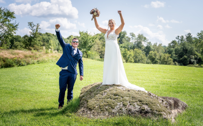 A Sunny August Celebration: Morgan & Connor’s Wedding at Whitcomb Barn